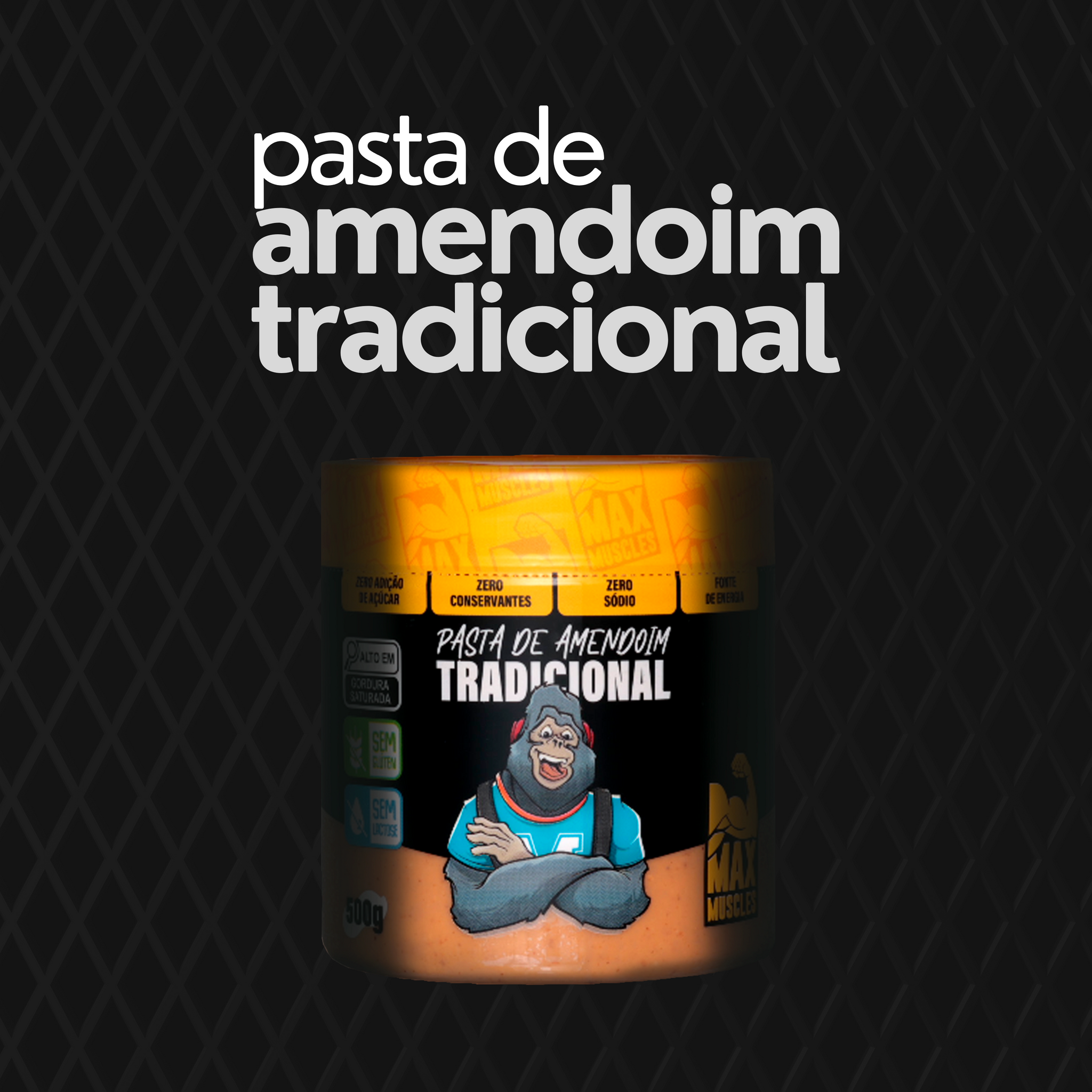PASTA DE AMENDOIM TRADICIONAL 500G