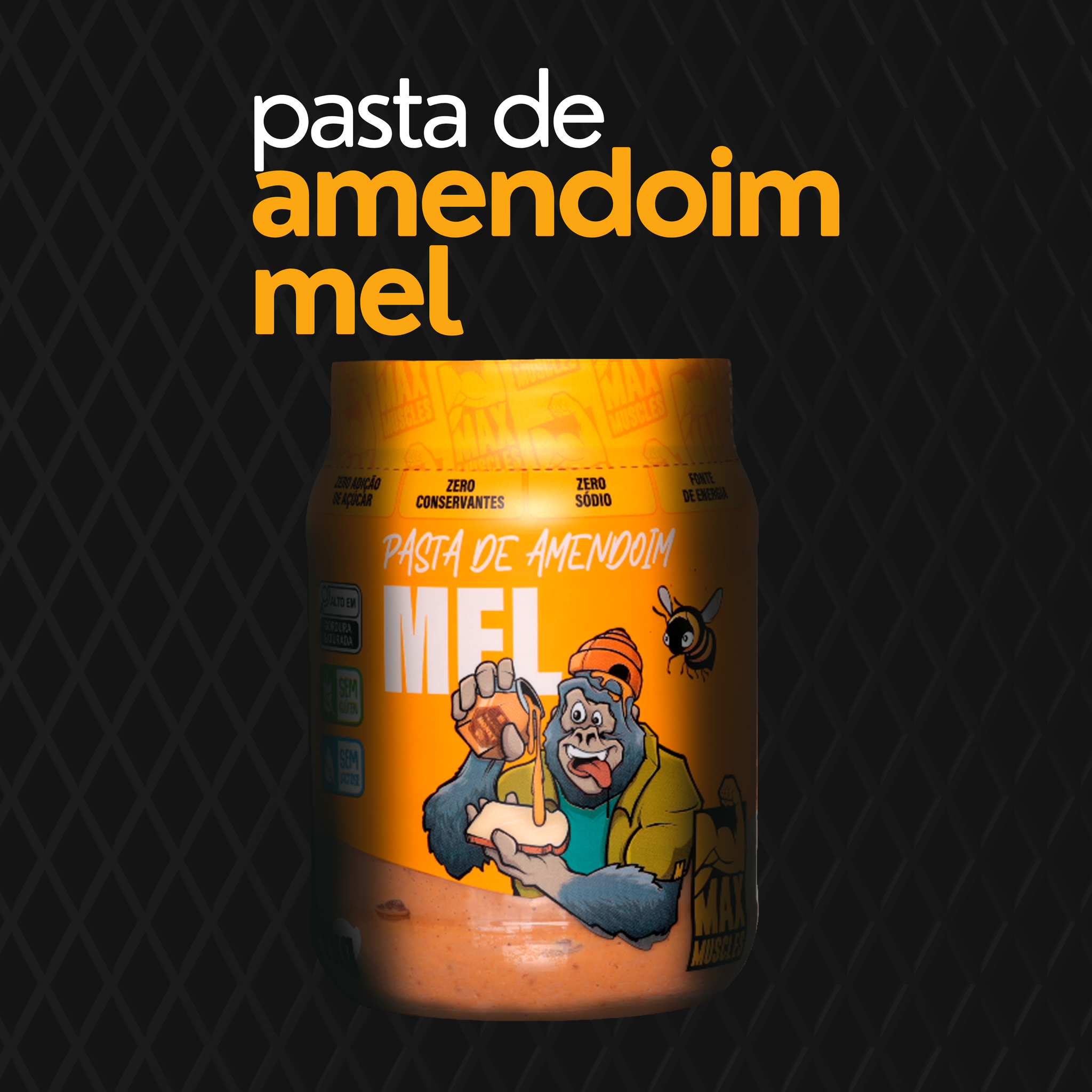 PASTA DE AMENDOIM MEL 1KG
